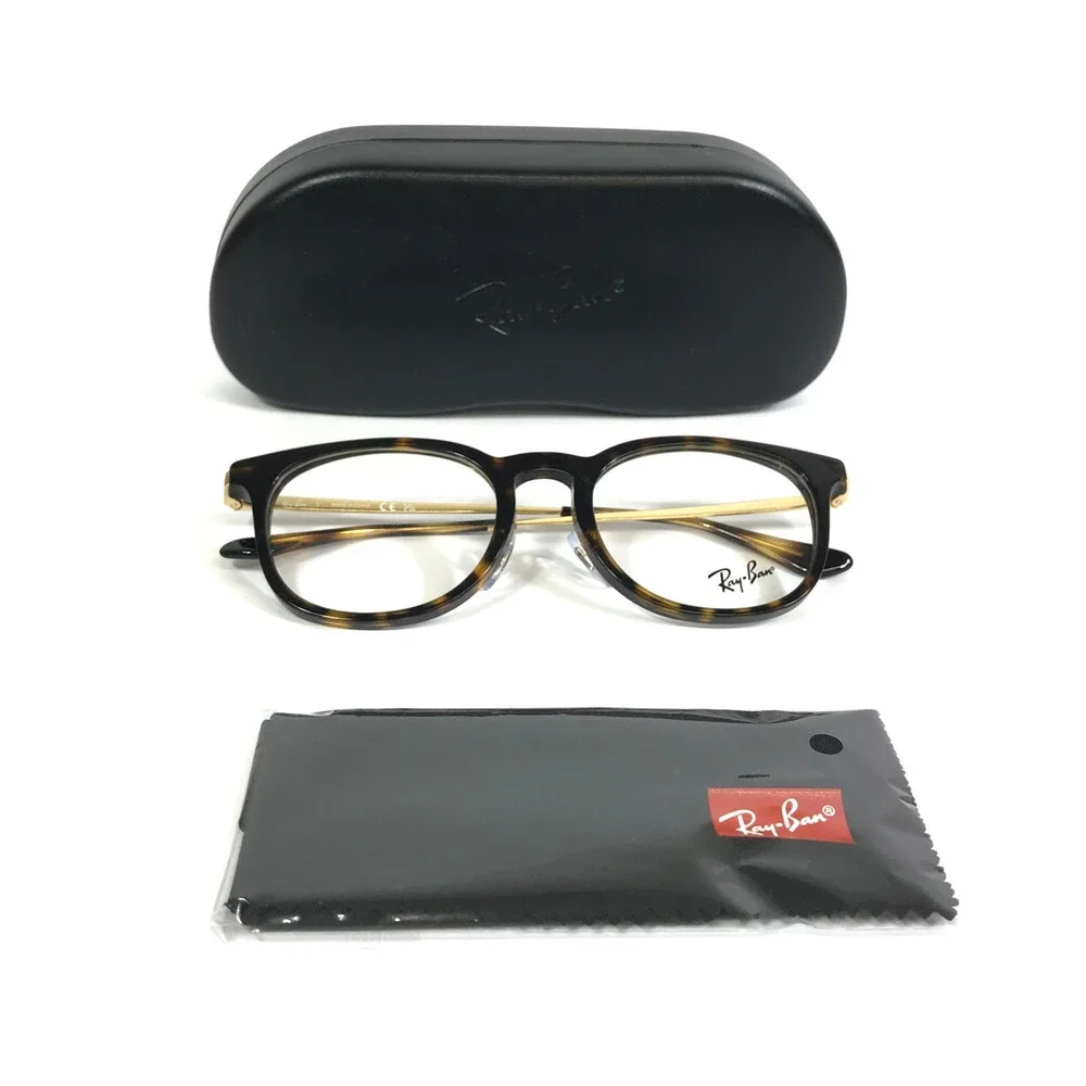 Ray-Ban Eyeglasses Frames RB5453D 2012 Tortoise Gold Square Asian Fit 52-20-145